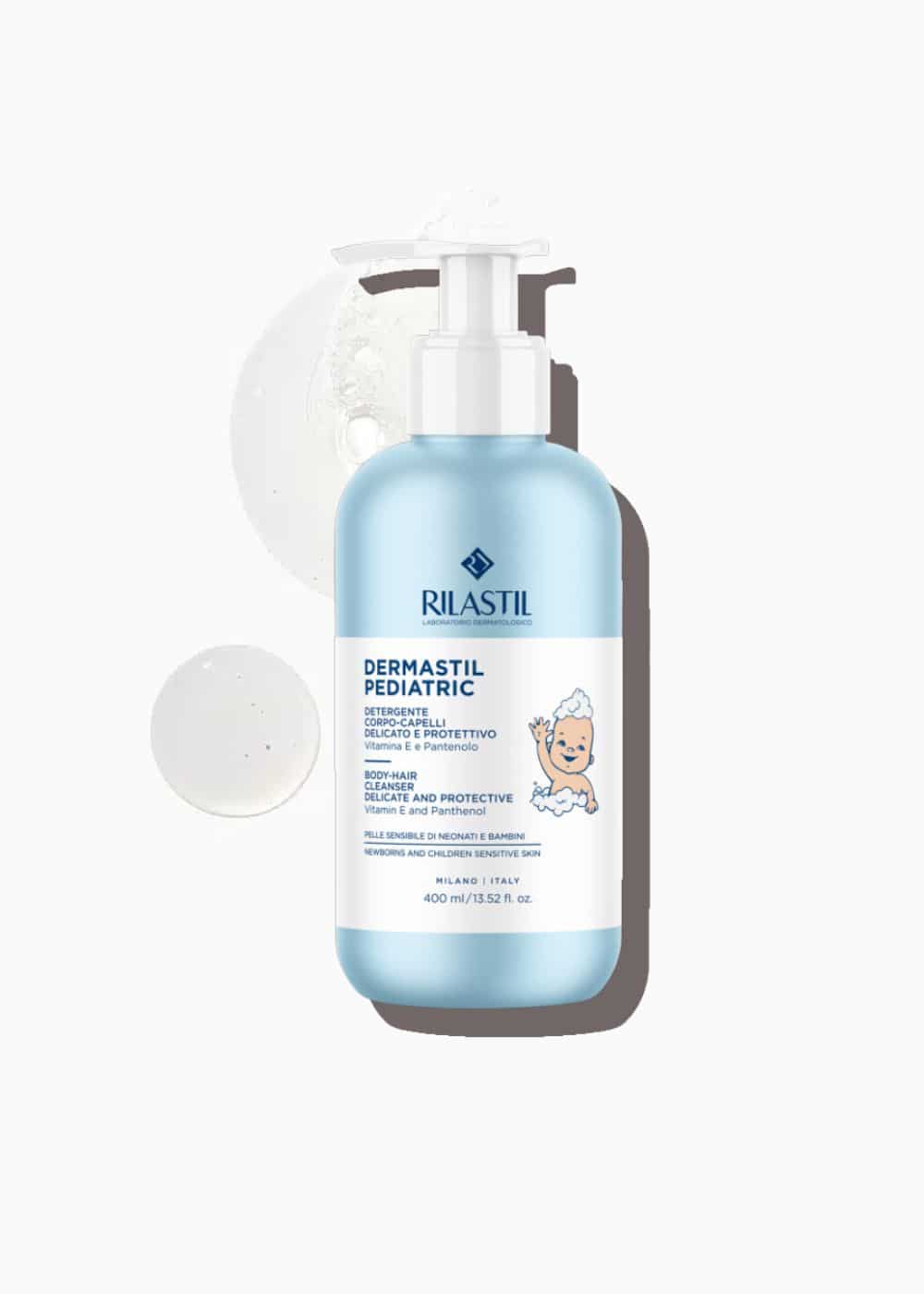 Alternative view of Rilastil Dermastil Pediatric šampon za tijelo i kosu 400 ml