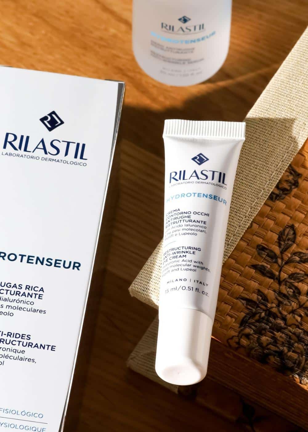 Rilastil Hydrotenseur obnavljajuća krema protiv bora za konturu očiju 15 ml - Slika 3