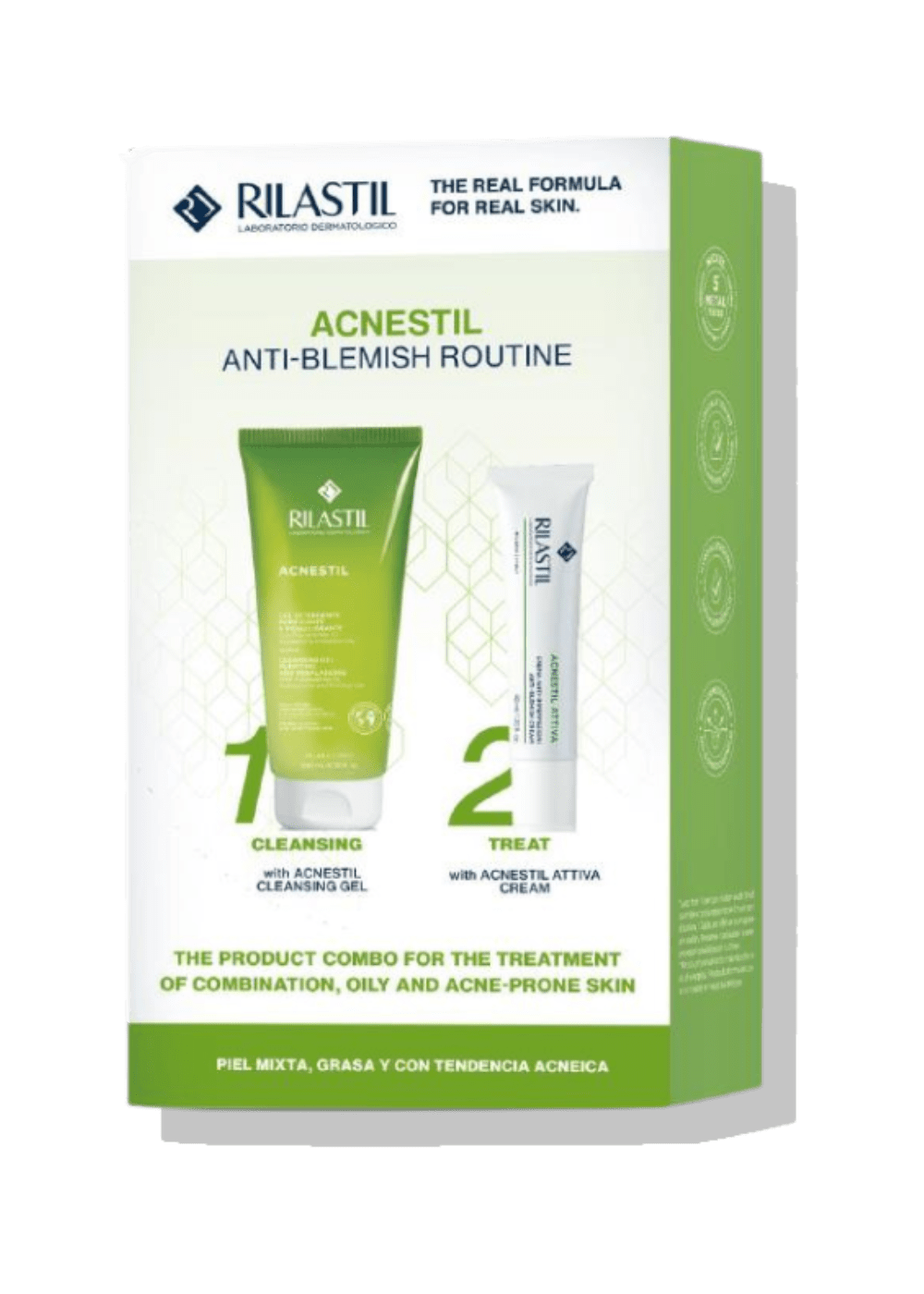 Rilastil Anti-blemish summer kit (Acnestil krema SPF50+40 ml + GRATIS Acnestil gel za čišćenje 50 ml)