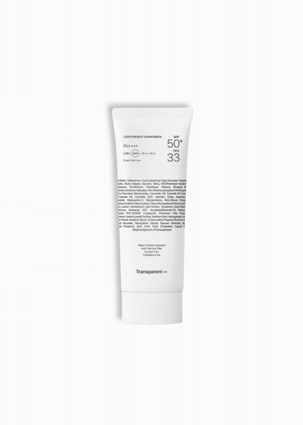 NICHE TRANSPARENT LAB lagana krema za sunčanje SPF 50+ 100 ml