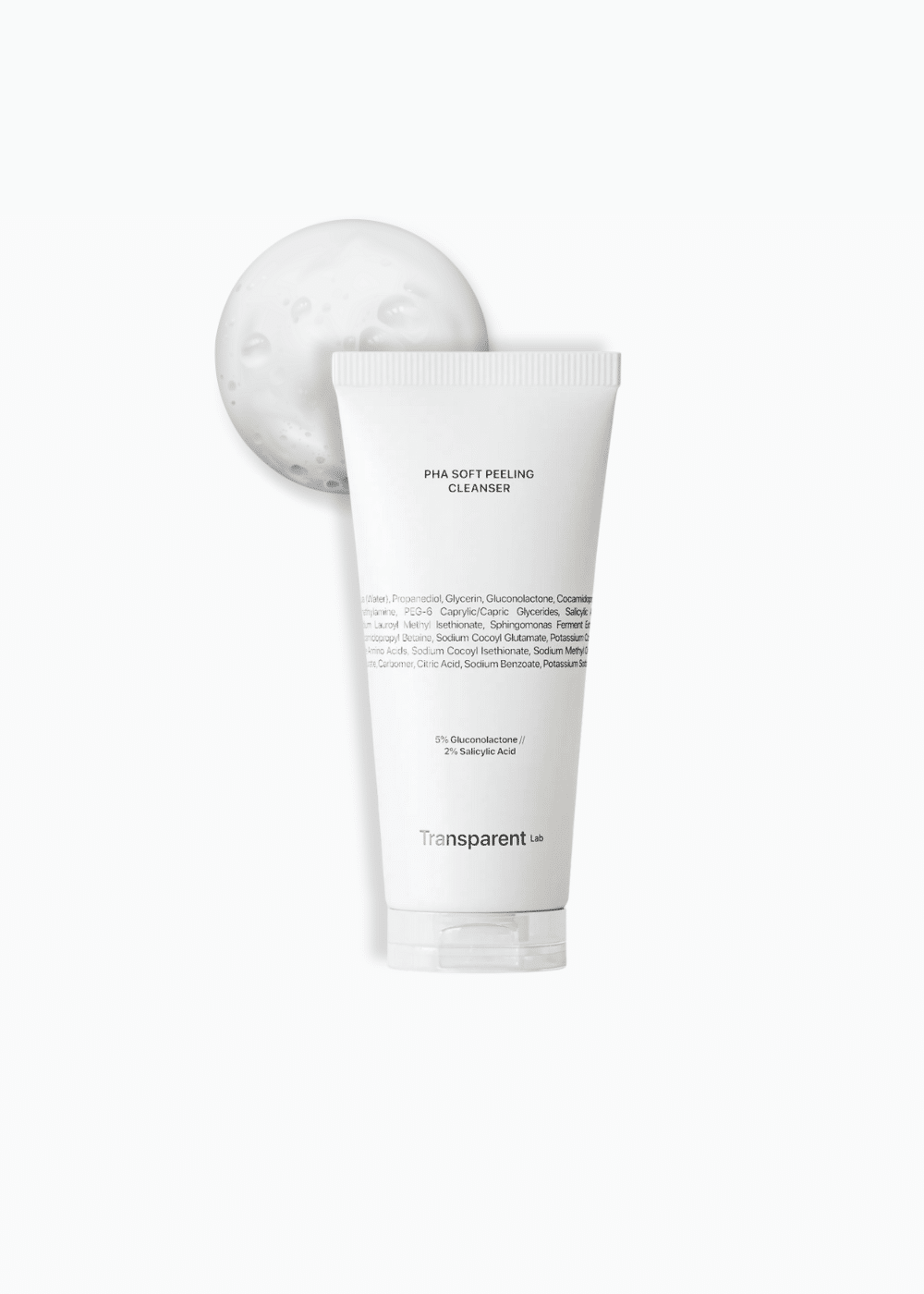 Alternative view of NICHE TRANSPARENT LAB nježno pilingirajuće sredstvo za čišćenje s PHA kiselinama 150 ml